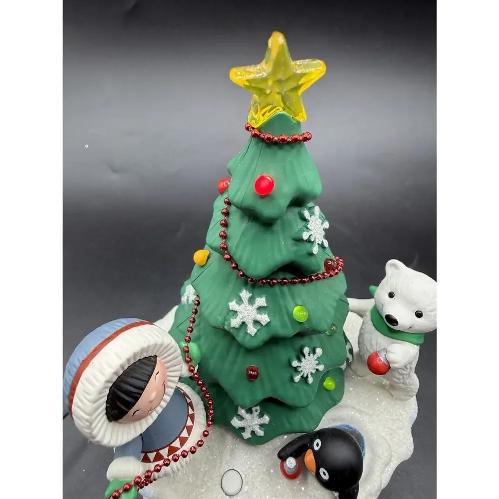 Hallmark Frosty Friends Trimming The Tree Magic Cord Ornament No Box EUC -Lo24
